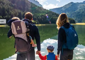 MÉRIBEL (Savoie) , Franc, Le grand air en famille