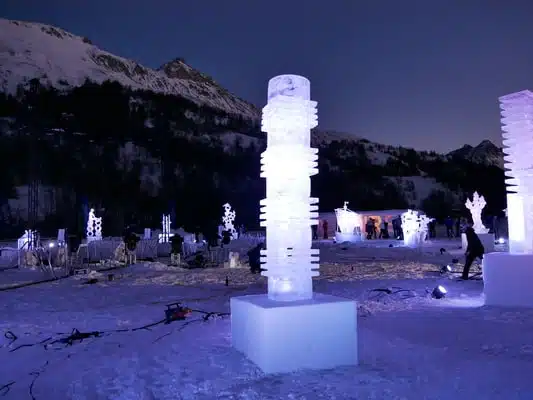 Sculpture au concours de Valloire 2022