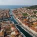 Vue panoramique de Sète et son canal Royal © MRW Zeppeline Languedoc