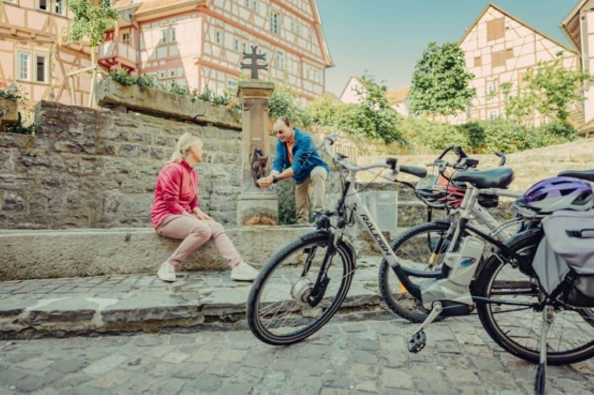 A vélo autour de Bad Wimfen et le long du Neckar. © Stadt Bad Wimpfen