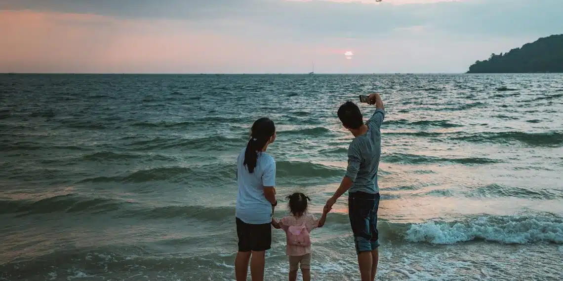 famille plage