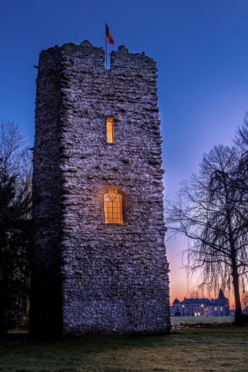 La Tour du Château, Soignies, Belgique