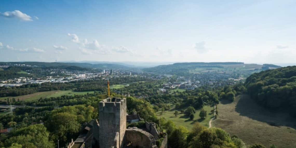 Vue sur Lörrach depuis le château ©Baschi Bender