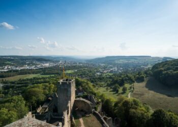 Vue sur Lörrach depuis le château ©Baschi Bender