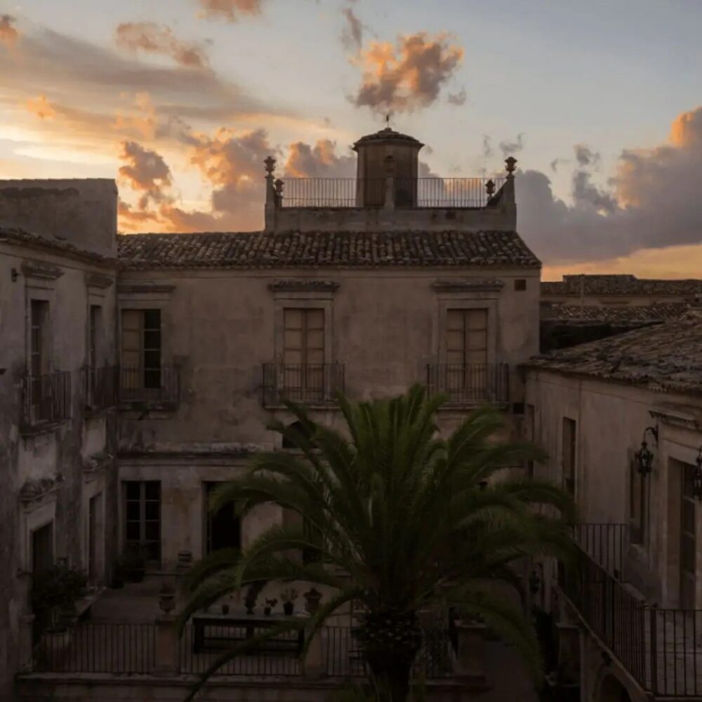 Palazzo Castellucio historique à Noto, en Sicile