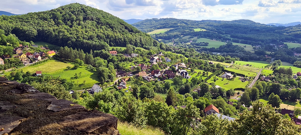 Paysage typique de Valachie