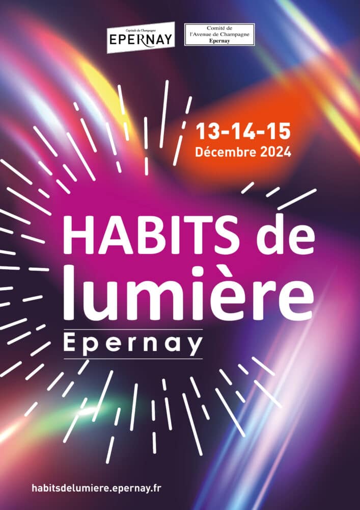 Epernay, la capitale du champagne revêt ses habits de lumière.