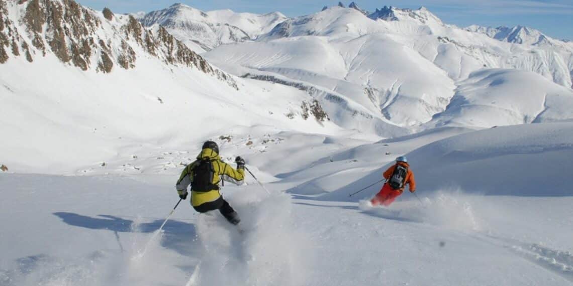 Ferrand Alpe Huez -hors piste le grand sablat @bureau des guides Alpe d'huez