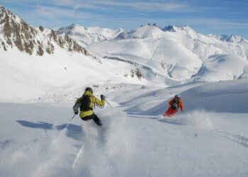 Ferrand Alpe Huez -hors piste le grand sablat @bureau des guides Alpe d'huez