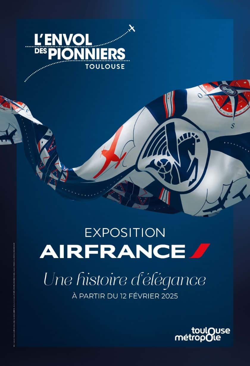 musée L’Envol des Pionniers de Toulouse lance une nouvelle exposition consacrée à « Air France, une histoire d’élégance »