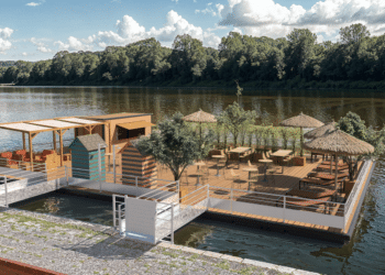 Terrasse Flottante de "l'Aquapark Projet X